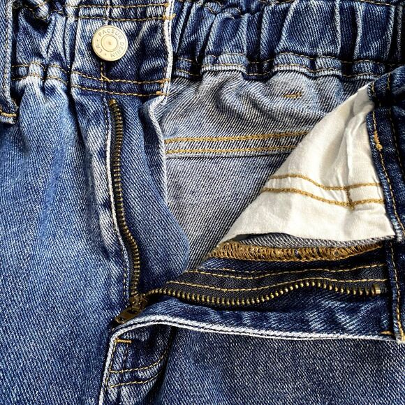 PacSun Seabreak Paperbag Mom Jeans Elastic Waist Rinse Wash Size Small‎ - Picture 6 of 9